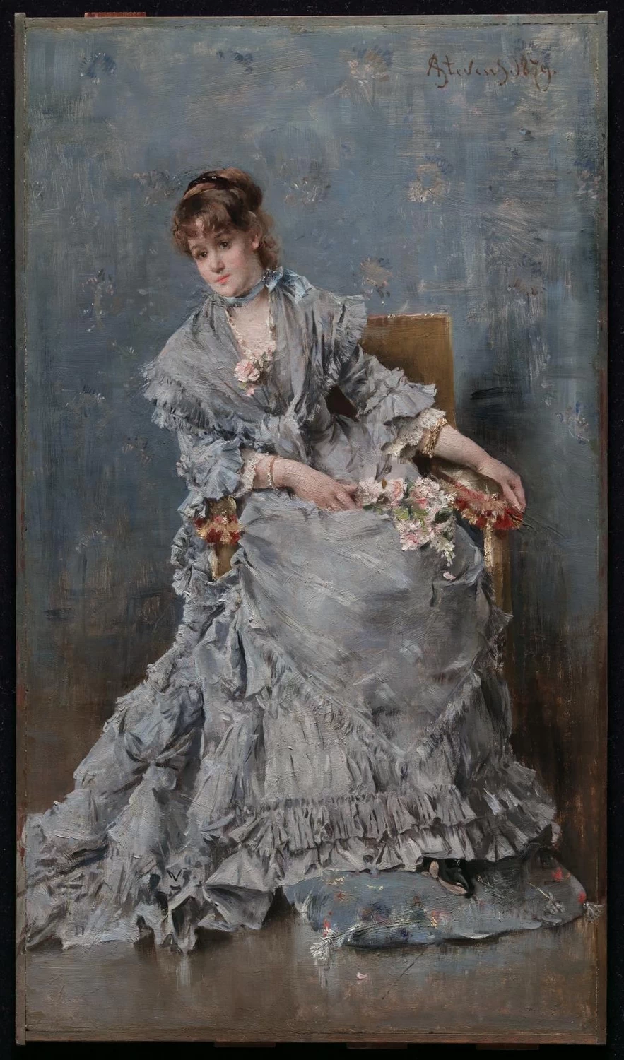 Alfred Émile Stevens - 110, L'ascoltatrice attenta, Museo delle Belle Arti, Boston